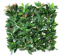Primrose American Beech Artificial Patio Hedge 16 Panels 50cm x 50cm in None | Size: 50 cm x 50 cm Primrose None 50 cm x 50 cm