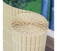 Papillon Artificial Bamboo Cane Plastic Garden Fence Screening Roll Privacy Border 4m x 1.5m (13ft 1in x 4ft 11in)