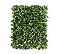 Primrose Artificial Laurel Leaf Extendable Trellis Hedge Screening W2m x H1m in Green Primrose Green