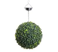 Primrose 38cm Artificial Solar LED Buxus Topiary Balls