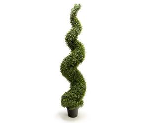 Primrose Artificial Topiary Grass Spiral Swirl Bush 150Cm