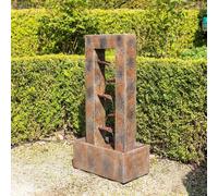 Primrose Aveiro Cascading Water Feature 89cm in Brown Primrose Brown
