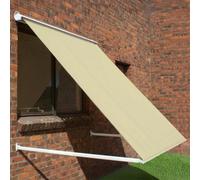 Primrose Awnings 2.5M Half Cassette Drop Arm Awning, Ivory