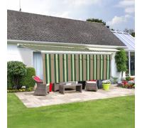 Primrose Awnings 4.0m Dropdown Front Valance In Multi Stripe | Size: 4m x 1m Primrose Awnings Multicolor 4m x 1m