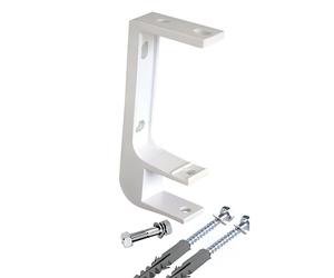 Primrose Awnings Ceiling Wall Brackets Set For 35mm Torsion Bar For Budget Manual Awnings in White | Size: 2 Pack Primrose Awnings White 2 Pack