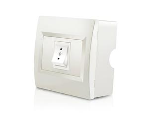 Primrose Awnings Cream Indoor Wall Switch Control for Electric Outdoor Patio Awnings in Off-White Primrose Awnings Off-White