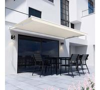 Primrose Awnings Essential Manual Retractable Awning 2.5m Wide in Ivory Primrose Awnings Ivory 2.5m