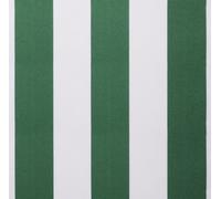 Primrose Awnings Replacement Green And White Stripe Cover For 3M X 2.5M Includes Valance