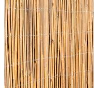 Primrose Bamboo Cane Natural Garden Screening Roll Privacy W400cm x H150cm in Brown Primrose Brown