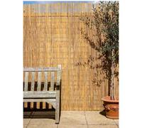 Primrose Bamboo Slat Natural Garden Fence Screening Roll Privacy W4M X H1.8M