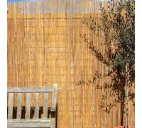 Primrose Bamboo Slat Screening Roll Natural Fencing 3.0M X 1.5M