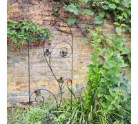 Primrose Bee-Conscious Garden Trellis Plant Support in Black 170cm Primrose Black