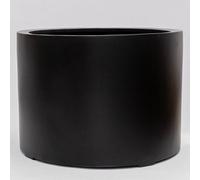 Primrose Black Stone Composite Low Cylinder Planter 85Cm