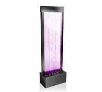 Primrose Bubble Water Wall Feature With Colour Changing Leds Indoor & Outdoor Use 122Cm