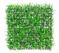 Primrose Buxus Artificial Hedge Outdoor Patio Fence 4 Panels 50cm x 50cm in None | Size: 50 cm x 50 cm Primrose None 50 cm x 50 cm