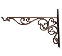 Primrose Cast Iron Wall Bracket Hook for Hanging Baskets Lanterns 35cm in Dark Grey Primrose Dark Grey