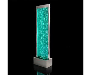 Primrose Commercial Bubble Water Wall Stainless Steel Water Feature With Colour Changing Leds & Remote Control Indoor Use 184Cm