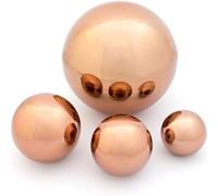 Primrose Copper Effect Stainless Steel Gazing Glove Sphere Garden Decoration 15cm Primrose Copper