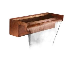 Primrose Corten Steel Waterfall Blade Water Feature Sheer Descent Outdoor Cascade Bottom Supply 60Cm