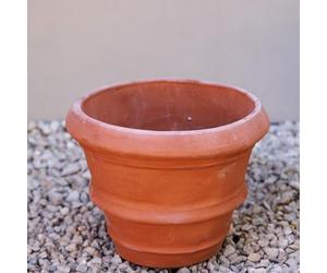 Primrose D44.5cm Terracotta Rolled Rim Outdoor Planter