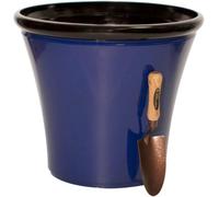 Primrose Decorative Cone Outdoor Garden Resin Planter Pacific Blue Plant Pot 55cm (21.7in)