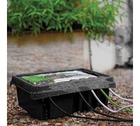 DRiBOX Weatherproof Outdoor Power Box in Black Primrose Black 1500mm x 900mm