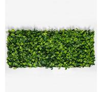 Primrose Extendable Artificial Laurel Leaf Screening Fencing Trellis With Leds W200Cm X H100Cm