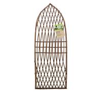 Primrose Extra Strong Willow Framed Arched Woven Garden Trellis Plant Support 180Cm