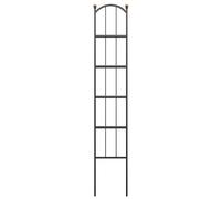 Primrose Farmhouse Black Pot Trellis Black with Copper Accent Finial Balls 1.5m Primrose Black