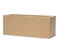 Primrose Garden Fibrecotta Sand Beige Trough Rectangular Planter Large 80cm x 37cm (31.5in x 14.6in)