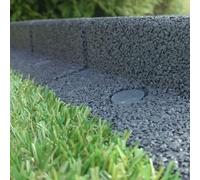 Primrose Flexiborder Garden Edging for Lawns Border Edge Piece in Grey | Size: 10 Pack Primrose Grey 10 Pack