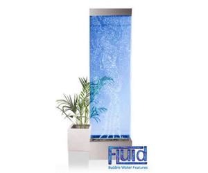 Primrose Fluid Orion Bubble Water Wall With Colour Changing Leds 183Cm