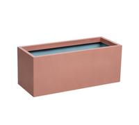 Primrose Frost and Rust-Resistant Outdoor Zinc Trough Planter in a Copper Finish 100cm