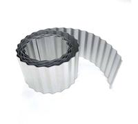 Primrose Galvanised Lawn Edging Rust Proof Wavy Roll 10m Rolls in Silver | Size: 1 Pack Primrose Silver 1 Pack