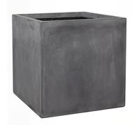 Primrose Garden Fibrecotta Cement Finish Outdoor Planter Square 50cm