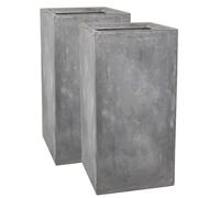 Primrose Garden Fibrecotta Cement Finish Planter Different Dimensions (Large x2, Tall)