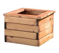 Primrose 43cm Garden Outdoor Square Redwood Planter