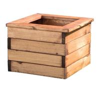 Primrose 43cm Garden Outdoor Square Redwood Planter