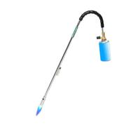 Primrose Gas Weed Wand Burner Blowtorch with Auto Ignition Fully Certified in Metallic Silver Primrose Metallic Silver