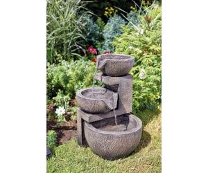 Primrose Genoa Tiered Solar Powered Cascading Water Feature 49cm