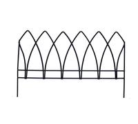 Primrose Gothic Style Arch Edging Garden Edge in Black 60cm Primrose Black