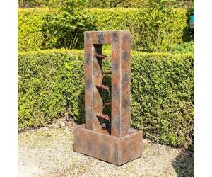 Primrose H89cm Aveiro Cascading Water Feature Outdoor Garden Cascade Fountain