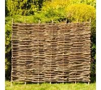 Primrose Hazel Hurdle Fence Panel Premium Woven Wattle Weave 6Ft X 4Ft 6In