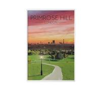 Primrose Hill Print, London Travel Canvas Poster Wall Art Decor Print Picture Paintings for Living Room Bedroom Decoration 16x24inch(40x60cm)