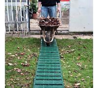 Primrose Instant Roll Out Garden Path Green Plastic Chevron 3M - Pack Of 2