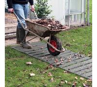 Primrose Instant Roll Out Garden Path Grey Plastic Chevron 3M