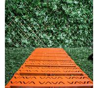 Primrose Instant Roll Out Garden Path Terracotta Plastic Chevron 3m Primrose Terracotta