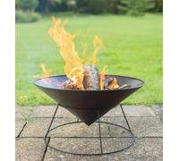 Primrose Kalama Cast Iron Fire Pit Bowl 54cm in True Black Primrose True Black