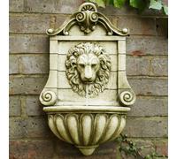 Primrose King Lion Head Wall Mounted Water Feature Fountain 50Cm