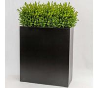 Primrose Large Black Stone Composite Tall Trough Indoor Outdoor Planter 80Cm